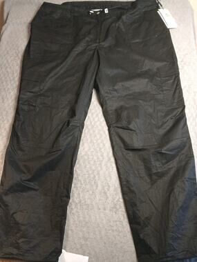 Calvin Klein 100% Cotton Women's Plus Size 24 Black Cargo/ Utility Pants NWT